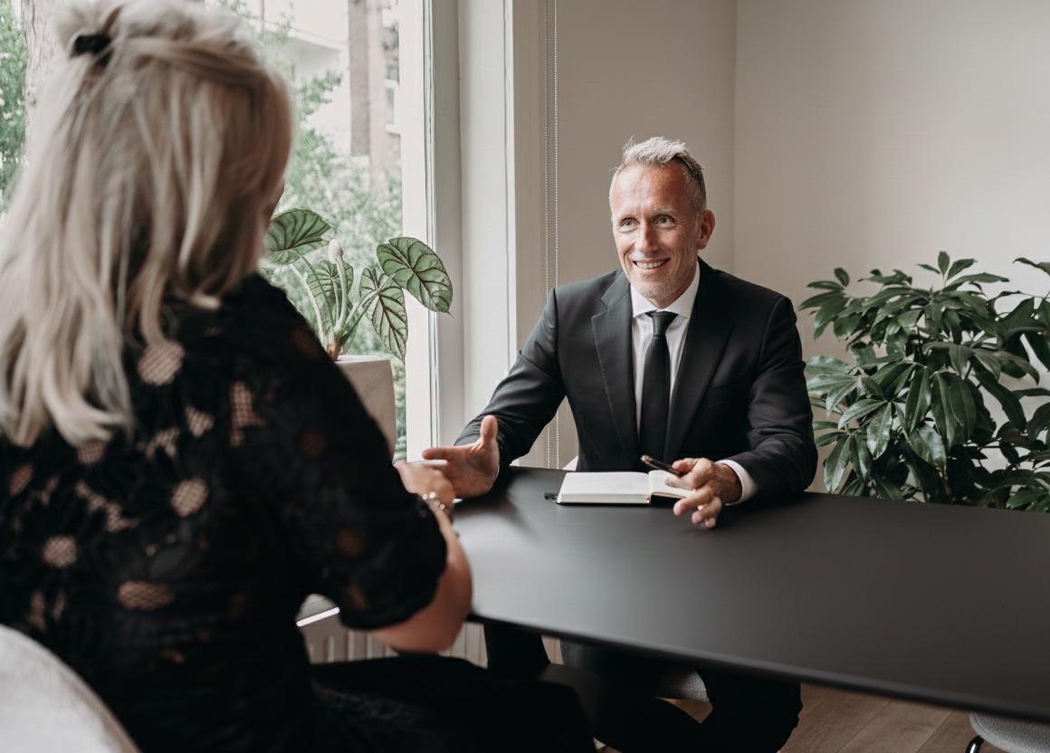 Bas Lebesque in gesprek met een familie